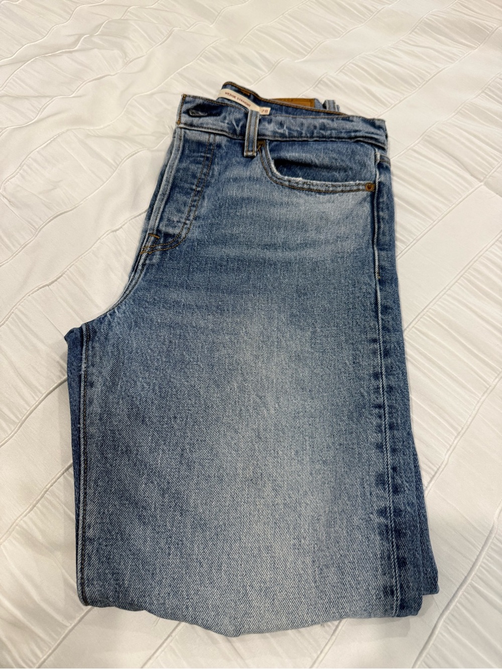Women’s LEVIS Wedge Straight Ankle Denim Jeans